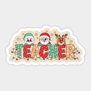 Christmas Teacher Sticker